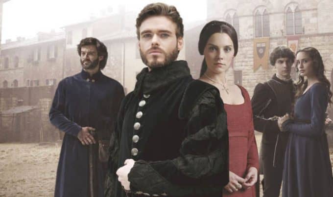 Cosimo de' Medici and his family, as depicted in the Netflix Original show, Medici: The Magnificent